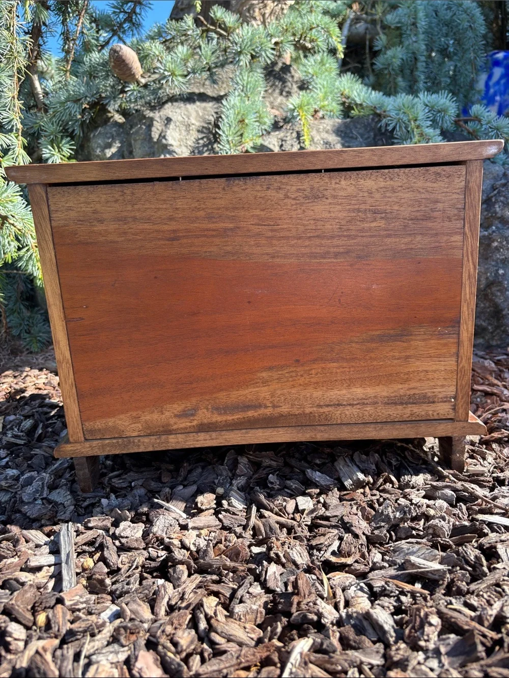 Vintage Hardwood Tabletop 16 Drawer Apothecary Chest